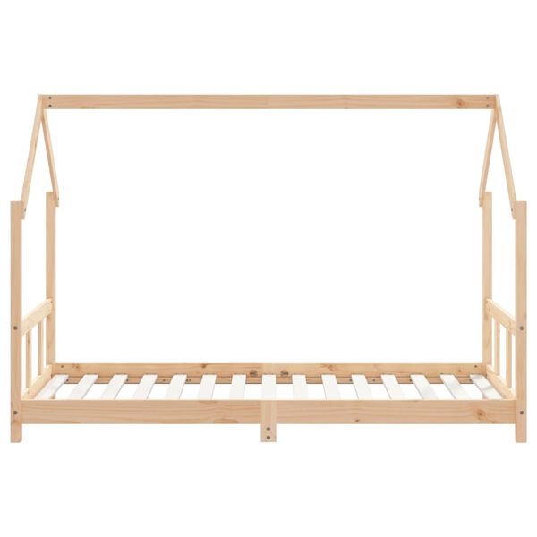 vidaXL Kids Bed Frame 90x190 cm Solid Wood Pine