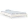 vidaXL Stack Bed without Mattress White 100x200 cm Solid Wood Pine