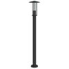 vidaXL Outdoor Floor Lamp Black 100 cm Stainless Steel