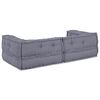 vidaXL Modular Sofa 3 pcs Grey 140 x 70 x 36 cm Fabric