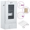 vidaXL BBQ Oven Smoker with Cold Smoke Generator Galvanised Steel