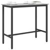 vidaXL Table Grey Sonoma 100 x 50 x 90.5 cm Engineered Wood and Steel