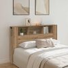 vidaXL Headboard Cabinet Artisan Oak 160x18.5x103.5 cm Engineered Wood
