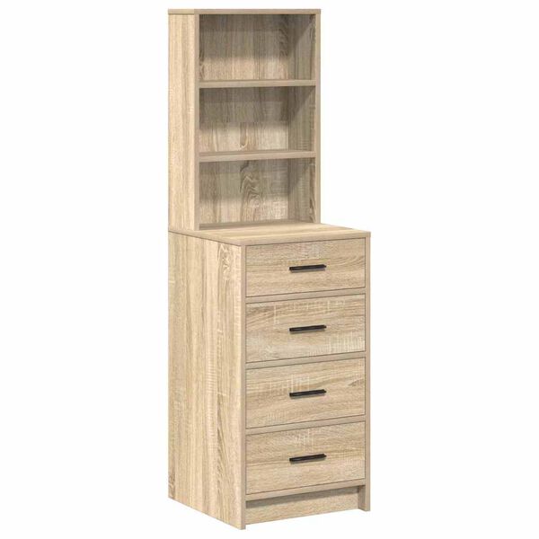 vidaXL Highboard Sonoma oak 40 x 41 x 135 cm Engineered wood