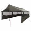 vidaXL Family Tent Brown grey 600 x 402 x 268 cm Polyester and Steel
