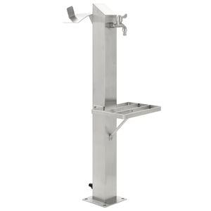vidaXL Water Column | Silver | Stainless steel 304 | 95 cm tall | Durable