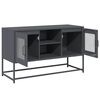 vidaXL TV Cabinet Anthracite 100.5x39x60.5 cm Steel