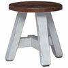 vidaXL Stool Natural 22 x 22 x 24 cm Mahogany Wood
