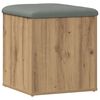 vidaXL Storage Bench Artisan Oak 42x42x45 cm Engineered Wood