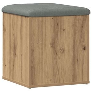 vidaXL Storage Bench Artisan Oak 42x42x45 cm Engineered Wood