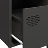vidaXL Bedside Cabinets 2 pcs Black 35x39x43.5 cm Steel