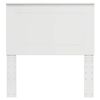 vidaXL Headboard with Headboard Gloss White 100 cm Engineered Wood