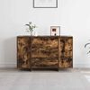 vidaXL Sideboard Smoked Oak 120 x 41 x 75 cm Engineered Wood