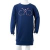 Kids' Sweatshirt Dress Navy 116