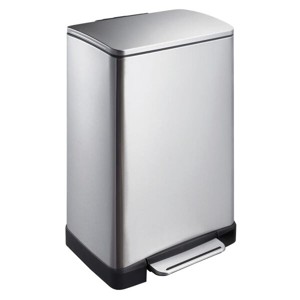 EKO Pedal Bin E-Cube 40 L Matte Silver