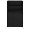 vidaXL Highboard Black 60 x 36 x 110 cm Engineered wood
