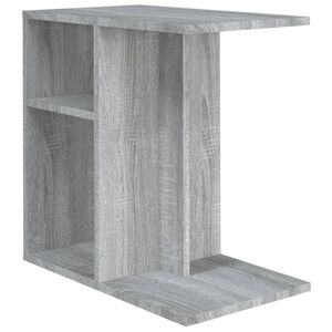 vidaXL Side Table Grey Sonoma 50x30x50 cm Engineered Wood