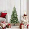 vidaXL Christmas Tree with 150 LEDs with Stand Green 120 cm PVC
