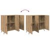 vidaXL Sideboard Artisan Oak 89.5 x 34 x 80 cm Engineered Wood