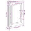 Basement Window Manual RISOR Anthracite 50 x 75 cm PVC and Glass