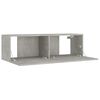 vidaXL 8 Piece TV Cabinet Set Concrete Grey Engineered Wood