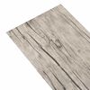 vidaXL Flooring Planks 36 pcs Grey 5.02 m&sup2; PVC