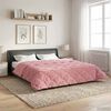vidaXL Summer Duvet Pink 200 x 240 cm Microfiber and Teddy fleece