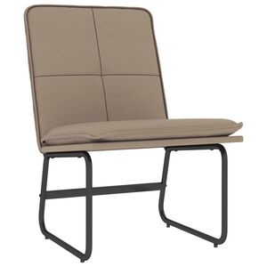 vidaXL Lounge Chair Cappuccino 54x75x76 cm Faux Leather