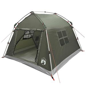 vidaXL Instant Tent Water-resistant 2-Person Army Green
