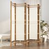 vidaXL Folding 5-Panel Room Divider 200 cm Bamboo and Canvas