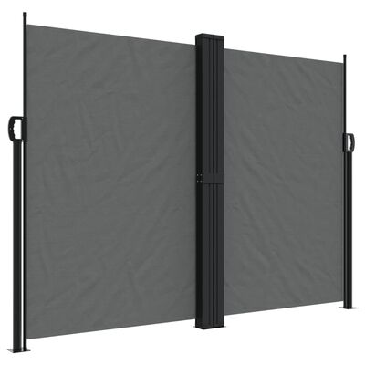 vidaXL Retractable Side Awning Anthracite 180x600 cm