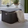 Curver Style Storage Boxes with Lid 3 pcs Size L Anthracite