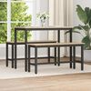 vidaXL Dining Bench Sonoma Oak 100 x 32.5 x 48.5 cm