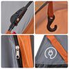 vidaXL Camping Tent Dome 4-Person Grey and Orange Quick Release