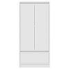 vidaXL Cabinet with Drawer White 55.5x34x119.5 cm Engineered Wood