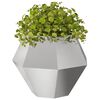 vidaXL Planter Silver 75 x 75 x 60 cm Stainless Steel