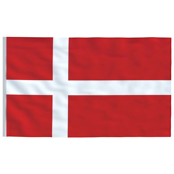 vidaXL Denmark Flag 90x150 cm