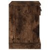vidaXL Bedside Cabinet Smoked Oak 43x36x50 cm