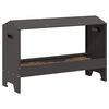 vidaXL Chicken Feeding Trough Black 81 x 32 x 53.5 cm