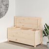 vidaXL Bench 110x41x76.5 cm Solid Wood Pine