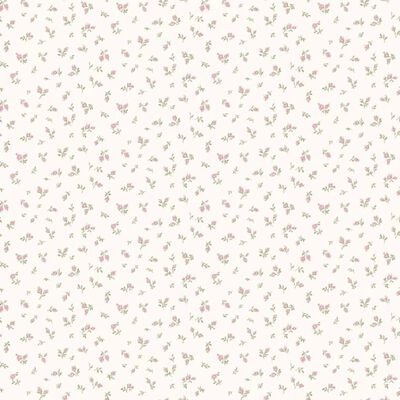 Noordwand Wallpaper Blooming Garden 6 Little Roses White and Pink