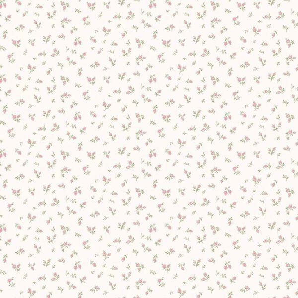 Noordwand Wallpaper Blooming Garden 6 Little Roses White and Pink