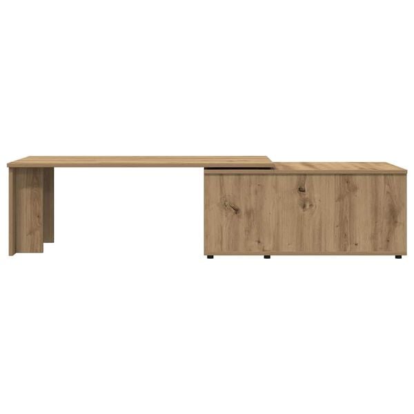 vidaXL Coffee Table Artisan Oak 150x50x35 cm Engineered Wood