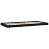 vidaXL Bed Frame without Mattress Black 90x190 cm Single Solid Wood Pine
