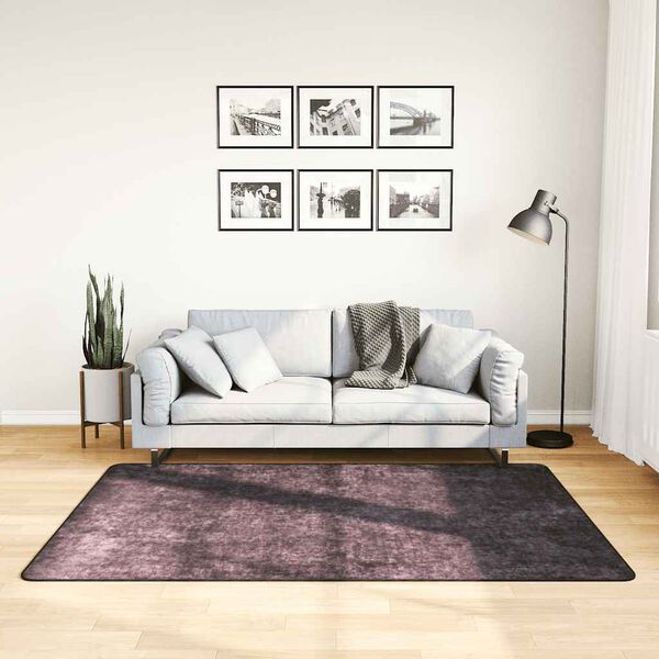 vidaXL Rug Washable 120x180 cm Anthracite