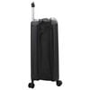 vidaXL Suitcase Folding with Lock Black 34 x 23 x 55.5 cm ABS Plastic