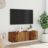 vidaXL Wall Mounted TV Cabinet Old Wood 100x30x30 cm Engineered Wood