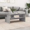 vidaXL Coffee Table Grey Sonoma 90x55x42.5 cm Engineered Wood
