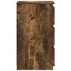 vidaXL Bed Cabinets 2 pcs Smoked Oak 40x35x62.5 cm Engineered Wood
