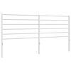 vidaXL Metal Replace Headboard White 200 cm